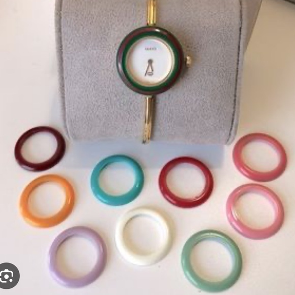 Gucci Italian luxury bezel Watch bracelet 💕 - Picture 1 of 10